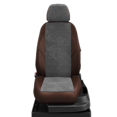 Авточехлы для Skoda Rapid 2 с 2020-н.в. лифтбек Задняя спинка 40 на 60, сиденье единое, передний подлокотник, задний подлокотник (молния), 5-подголовников