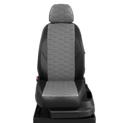 Авточехлы для Nissan Terrano 3 с 2017-н.в. джип Рестайлинг 2. Задняя спинка 40 на 60, сиденье единое, 5-подголовников. (с AIR-Bag и БЕЗ AIR-Bag передние сиденья)