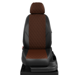 Авточехлы для Nissan Terrano 3 с 2016-2017 джип Рестайлинг 1. Задние спинка и сиденье единые, 5-подголовников (с AIR-Bag и БЕЗ AIR-Bag передние сиденья)