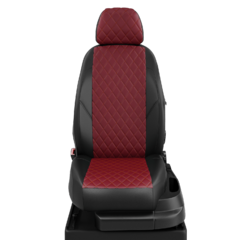 Авточехлы для Nissan Qashqai с 2014-н.в. джип 5 мест. Задняя спинка 40 на 60, сиденье единое. Передний подлокотник, задний подлокотник (молния), 5-подголовников