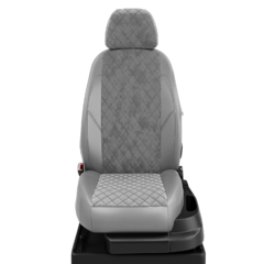 Авточехлы для Lifan Solano 1 с 2008-2016 седан Задняя спинка 40 на 60, сиденье единые,  2-надкрыльника, задний подлокотник (молния), 4-подголовника